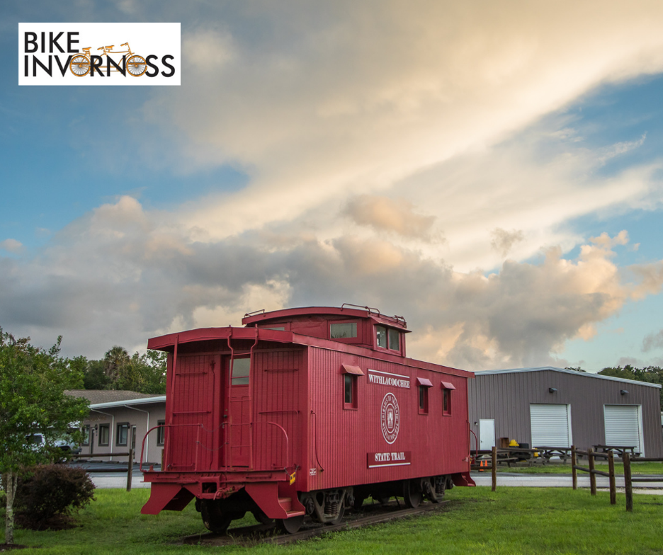 Inverness Trail Head Red Cabbose